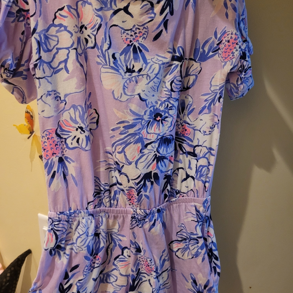 Lilly Pulitzer Pink and Purple Floral Dress